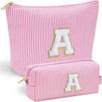 YOOLIFE Personalized Initial Makeup Bag by YOOLIFE