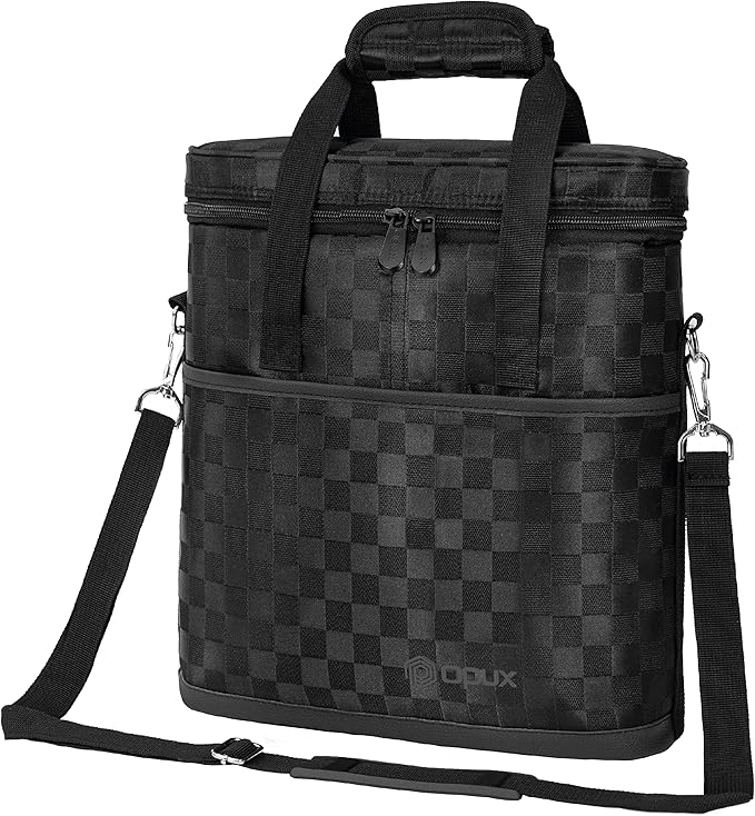 OPUX 3 Bottle Wine Carrier Tote, Insulated Leakproof Wine Cooler Bag, Wine by OPUX