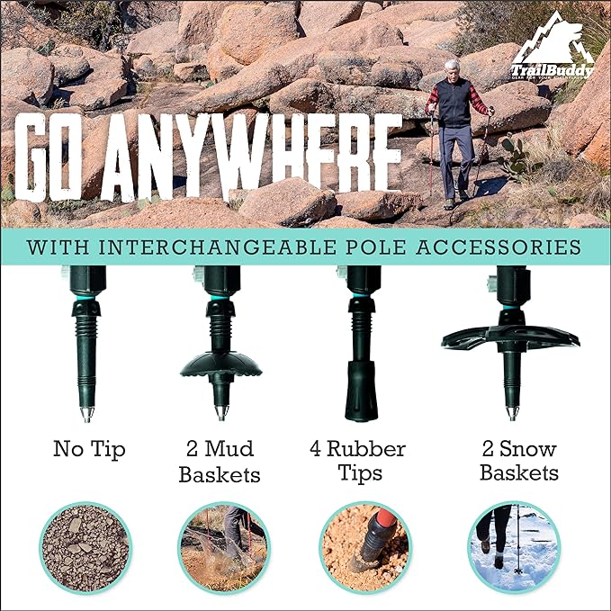 TrailBuddy Trekking Poles - Image 4