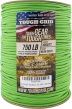 TOUGH-GRID 750 Paracord Rope Nylon Parachute Cord, Made in USA Survival Kit - Image 3