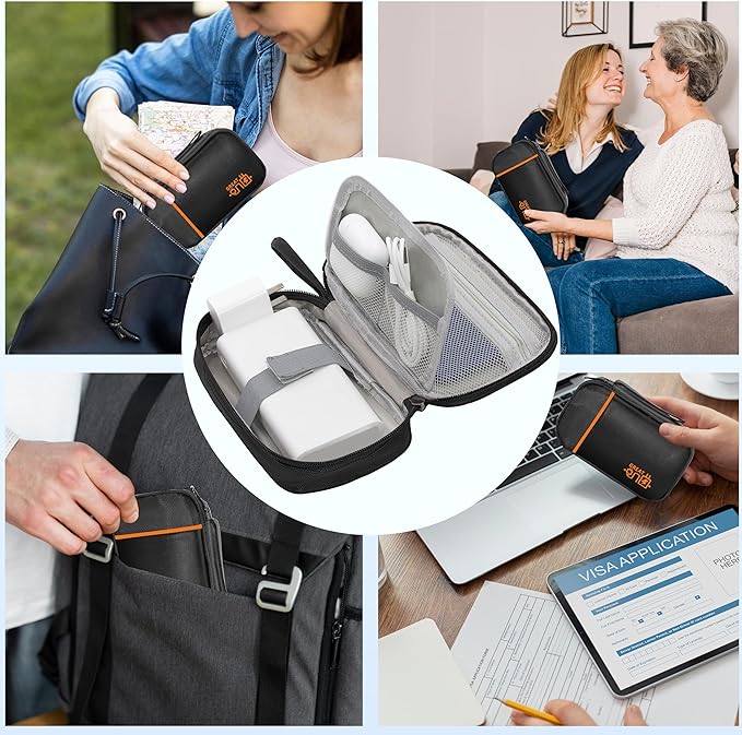 Electronics Organizer, Travel Cord Organizer Pouch, Portable Cable Organizer - Image 6