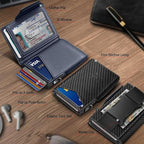 BULLIANT Men Wallet Gift Boxed, Slim Front Pocket Wallet Money Clip Card Holder - Image 2