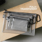 GOBAGS Air Production Multi‑Size Clear Zipper Pouch – Cable Organizer & Travel - Image 7