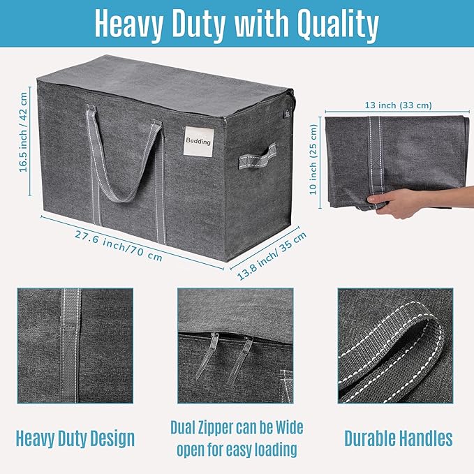 VENO 8 Pack Moving Bags, Heavy Duty, Moving Boxes Alternative, Packing Storage - Image 3