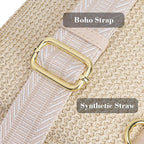 Haytijoe Summer Straw Purse Small Sling Bag RFID Blocking Crossbody Bags - Image 5