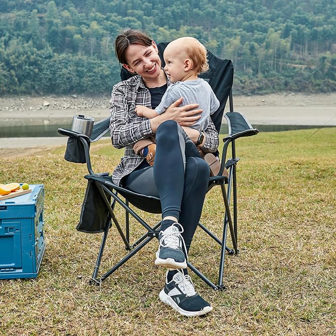 EVER ADVANCED Folding Camping Chair - Image 2