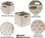 SIMPLE HOUSEWARE 13-Inch Collapsible Fabric Cube Storage Bin - Image 6