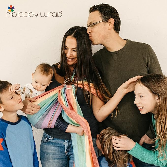 Hip Baby Wrap - 100% Soft Cotton Baby Sling Wrap - Baby Hip Carrier - Nursing - Image 7