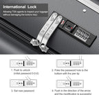 MGB 20 Inch Top Open Carry On Luggage 22x14x9 Airline Approved, Hard Shell - Image 7