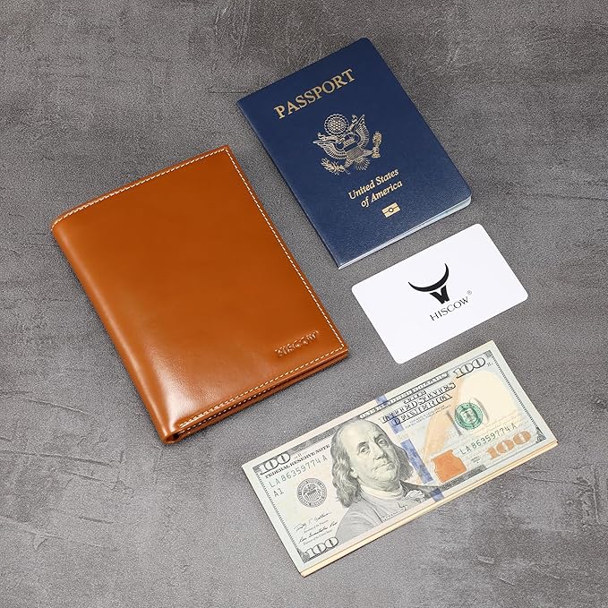 HISCOW Italian Leather Passport Holder - Image 6