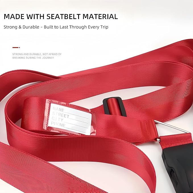 2-Pack Adjustable Luggage Straps - Image 3