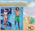 6 Pack Lightweight Thin Beach Towel Oversized 71"x32" Big Extra Large - Image 4