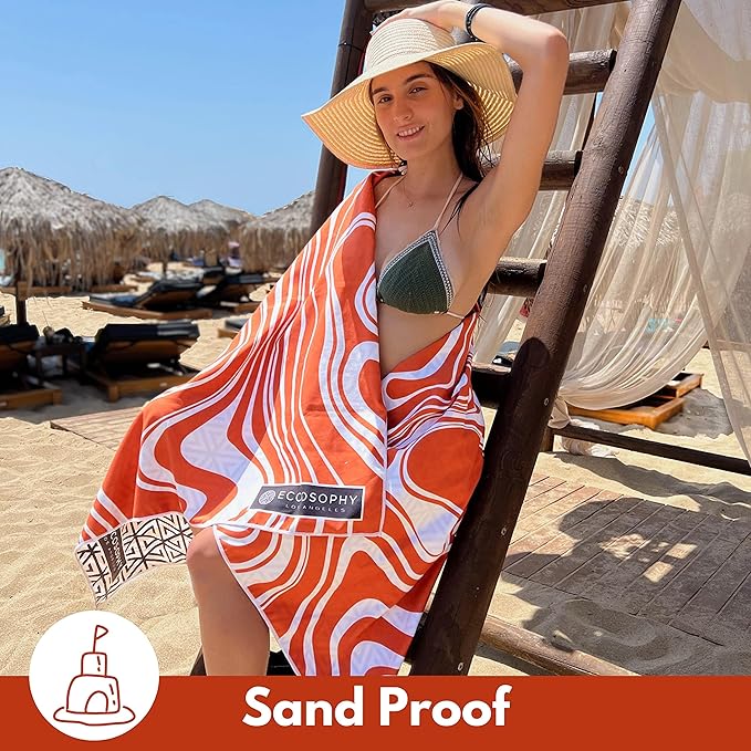 ECCOSOPHY Microfiber Beach Towel - Image 4