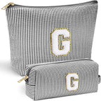 YOOLIFE Gifts for Girls, Women & Teenagers, Personalized Initial Makeup Bag by YOOLIFE
