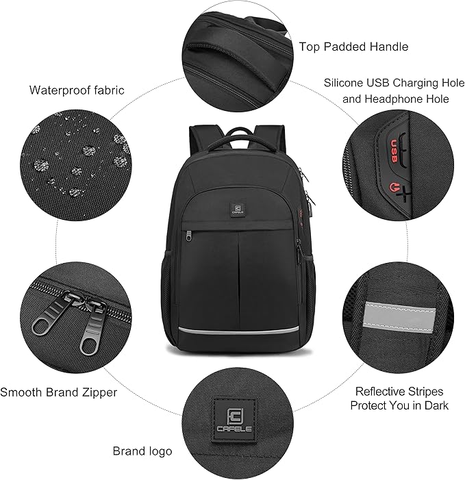 Backpack, Laptop Backpack, Carry on Backpack, Durable TSA Friendly Business - Image 6