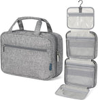 PAVILIA Hanging Toiletry Bag Travel Bag Women Men, Foldable Cosmetic Organizer by PAVILIA