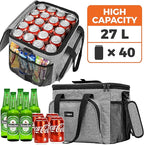 OPUX Soft Cooler Bag, Insulated Collapsible Lunch Cooler Tote - Image 2