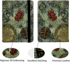 Old Pirate Map Passport Holder for Women and Men PU Leather Passport Cover for - Image 2