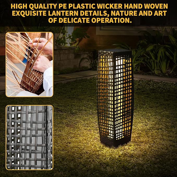 Solar Floor Lamp, Outdoor Floor Lamp, Solar Lanterns Outdoor Waterproof - Image 4