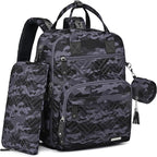 iniuniu Diaper Bag Backpack, 4 in 1 kit Large Unisex Baby Bags by iniuniu