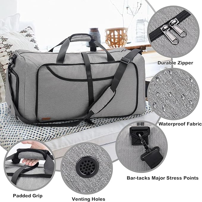 100L Duffle Bag for Travel, Large Foldable Waterproof Travel Duffel Bags - Image 4