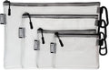GOBAGS Air Production Multi‑Size Clear Zipper Pouch – Cable Organizer & Travel by Unknown