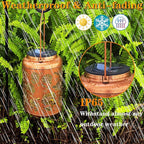 Solar Lanterns for Outside, Sunflower and Dragonfly Garden Decor Lights - Image 3