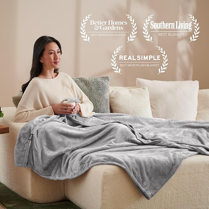 Bare Home Fleece Blanket - Image 5