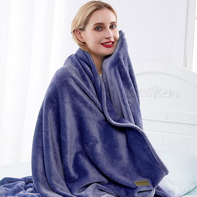 Surii Home Luxury Microfiber Flannel Blanket, Super Soft, and Breathable - Image 4