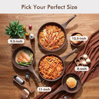 SENSARTE Nonstick Frying Pan Skillet, Omelette Pan, Healthy Stone Cookware - Image 7