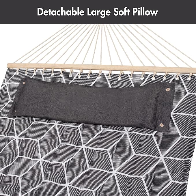 ANOW Double Hammock with Stand Included, 2 Person Hammock with Stand - Image 7