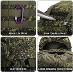 King'sGuard 70L Camping Hiking Backpack Tactical Backpack Military Molle - Image 3