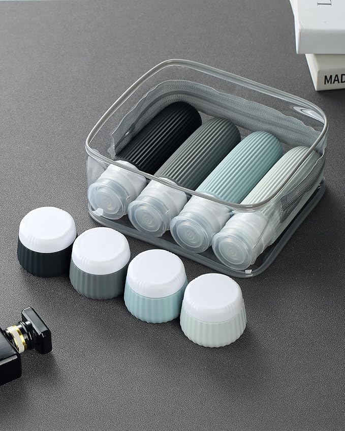 Travel Bottles - 8 Pack, TSA Approved Travel Size Toiletries, Leak Proof - Image 6