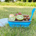 CARTINTS 800ml Collapsible Bento Lunch Box, Silicone Food Storage Container - Image 6