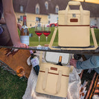 Opux 6 Bottle Carrier Tote | Insulated Padded Cooler Bag - Image 7