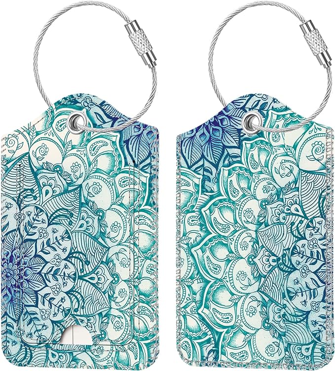 Fintie Luggage Tags, Privacy Cover ID Label by Fintie