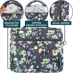 PAVILIA Hanging Toiletry Bag Women Men, Foldable Cosmetic Organizer Travel Bag - Image 3