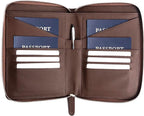 Full Grain Leather Family Passport Holder by Travaci