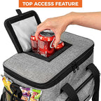 OPUX Soft Cooler Bag, Insulated Collapsible Lunch Cooler Tote - Image 4