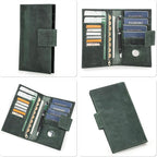 Top Grain Leather Travel Passport Wallet Holder - Image 2