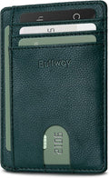 Buffway Slim Minimalist Front Pocket RFID Blocking Leather Wallets by Buffway