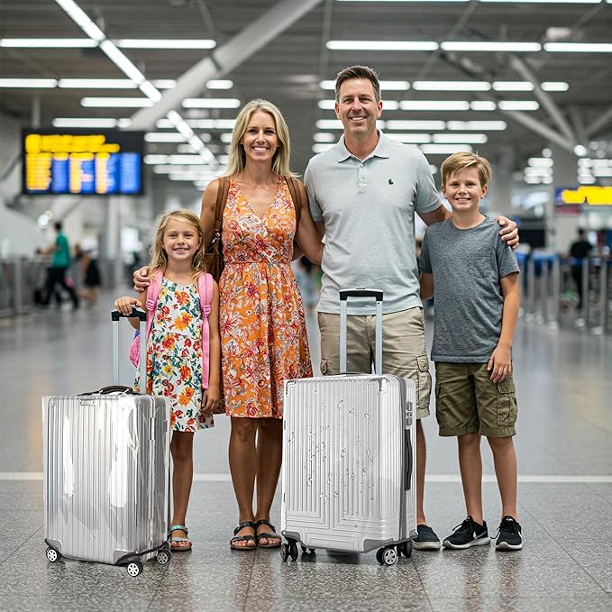 30 Inch Clear PVC Luggage Cover Protectors Suitcase Covers - Image 7