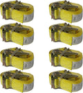 8 Pack Ratchet Strap 2" x 16' E Track Heavy-Duty Cargo Tie Downs 4400LBS by pitstop