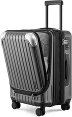 LEVEL8 Grace Carry on Luggage, 20 Inch Expandable Hard Shell Suitcases by LEVEL8