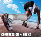 CHARMKING Compression Socks for Women & Men Circulation 15-20 mmHg is Best - Image 3