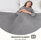 L'AGRATY Knitted Weighted Blanket - Image 2