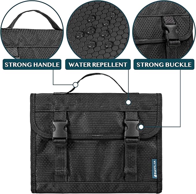 PAVILIA Travel Hanging Toiletry Bag - Image 3