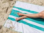 Emerald Microfiber Beach Towel by Laguna Beach Textile Co - Image 4