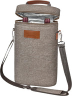 Tirrinia 2 Bottle Wine Gift Tote Carrier by Tirrinia