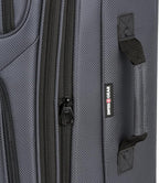 SwissGear Sion Softside Expandable Luggage, Dark Grey, Checked-Medium 25-Inch - Image 10